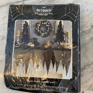 Pier One Imports - Halloween Black Magic Mantel Scarf - 6ft 3" x 3ft 2"